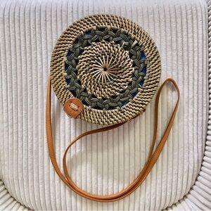 Gorgeous Woven Boho Rattan Wicker Purse